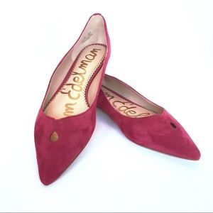 NWOT Sam Edelman “Rosalie” Scalloped Suede Flat